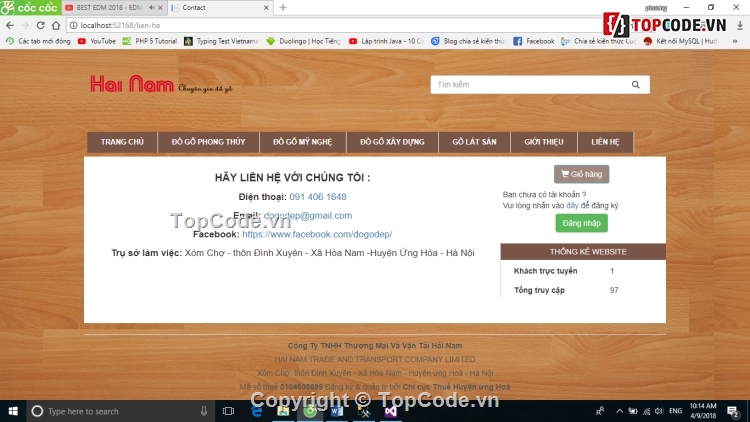 Báo cáo đồ án,code bán đồ,web đồ gỗ,Quản lý sản phẩm,shop bán đồ gỗ